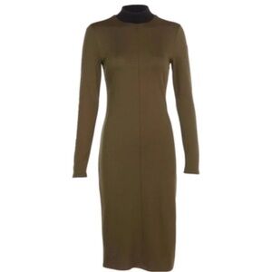 💞 New Women’s Juniors Small Olive Green Max & Ash Midi Dress